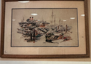 The Harbor - Evelyn Kok Original Watercolor