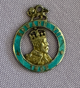 King Edward VII Coronation Commemorative Charm