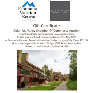 Two Night Stay at Panorama: May 2026