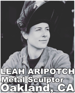 Live-Forged Artwork by Leah Aripotch – Created at