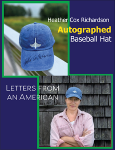 Heather Cox Richardson Autographed Baseball Hat