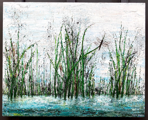 Acrylic Painting - My Own Pond - 24" x 30"
