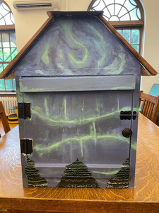 "Aurora Forest" Little Free Library