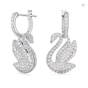 Swarovski Iconic Swan drop earrings