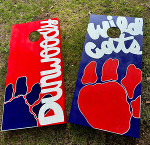 Dunwoody Wildcats Cornhole Boards