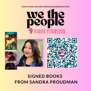 Signed Salvación and Relit from Sandra Proudman