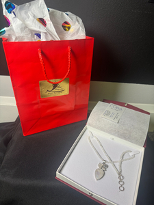 Moonstone & Sterling Silver Pendant Necklace