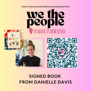 Signed copy of TO MAKE (a picture book)