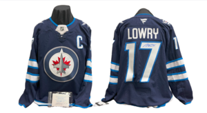 Signed Adam Lowry Authentic Jersey