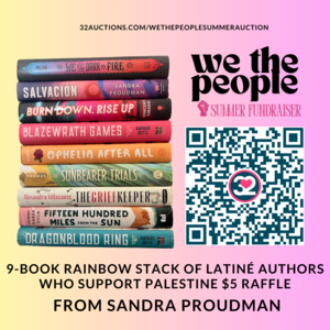 $5 Raffle Ticket for 9-Book Rainbow Stack Raffle