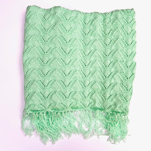 018 — Hand-Knit Shawl