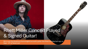 Rhett Miller Played + Signed Guitar