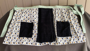 Flowered Towel Apron