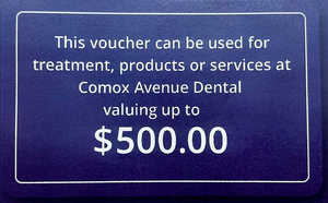 Comox Avenue Dental Centre $500 Gift Card