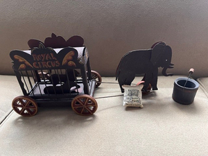 Circus Wagon with Elephant