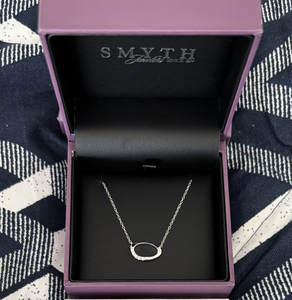 Elle Jewelry "Merci" Sterling Silver Necklace