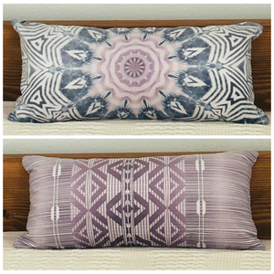 Reversible Vegan Suede Designer Pillow