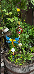 Set of 2 Handmade Garden Stakes