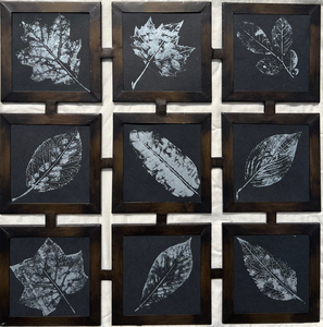 “Summer Leaves in Silver” by Hailey