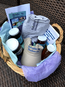 Brodis Blueberries Gift Basket