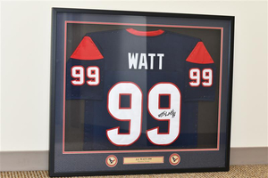 JJ Watt Autographed & Framed Jersey