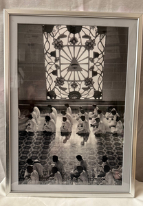 Framed Print of "Prayers in the Temple I" Vietnam