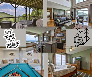3 Nights at Incredible Mountain Home- sleeps 10!