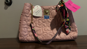 129 Betsey Johnson Pink Handbag