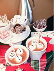 Hot Chocolate Cart and Cookies for YOUR Class