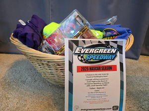 6 Evergreen Speedway Tickets and Swag
