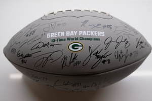Football Signed by 2024 Season Packer Team