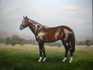 146. Mounted Giclee Print, Tiznow