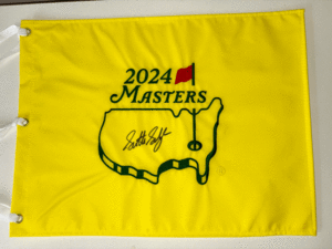 Scottie Scheffler Signed Pin Flag