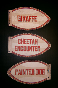 Old Zoo Directional Signs