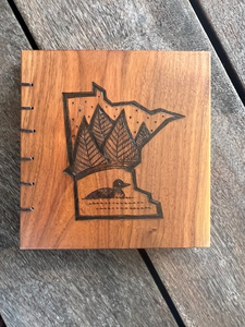 Handmade Wood Cover Book