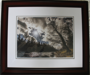 073 - Framed Muskoka Lakes Photo