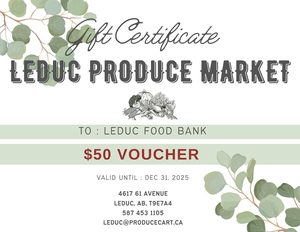 Leduc Produce Market - $50 Gift Certificate 1