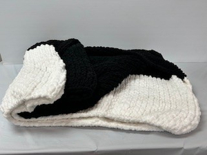 Three Little Fibres -Hand made cozy blanket