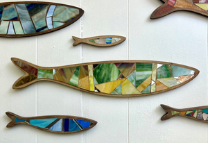 Mosaic Fish Wall Art