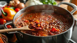 Smoked Chili and Cornbread