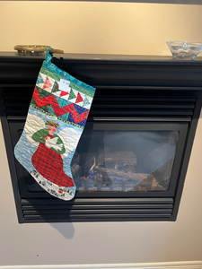 0044  Angel Christmas Stocking