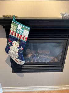 0045  Snowman's Christmas Stocking