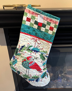 0040  Turtle Dove Stocking