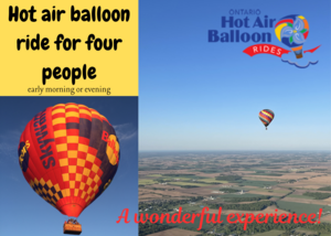 Hot Air Balloon for 4 Gift Certificate - Lot #808