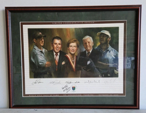 -Marilynn Smith (HOF) Autographed Framed Poster