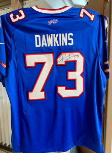 Signed Dion Dawkins Buffalo Bills Jersey