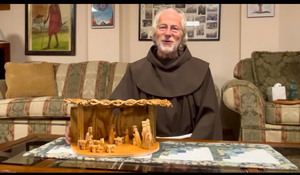 Handmade, Blessed Crèche by Br. Joe Kotula