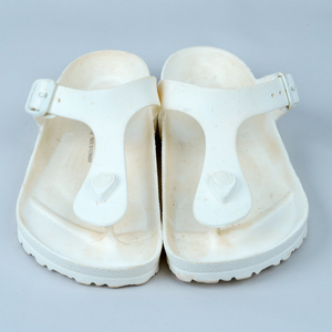 Amma's White Gizeh EVA Sandals
