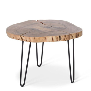 Large Tree Stump Pin Leg Side Table