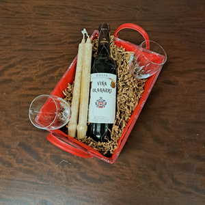 Spanish Red Wine Basket